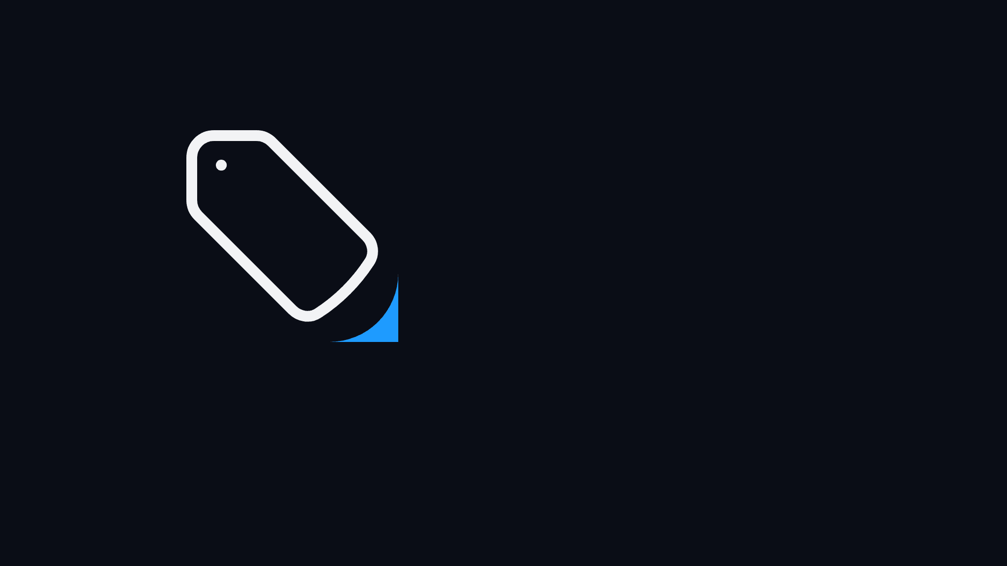 A Tag Filter With Nothing Yet to Filter